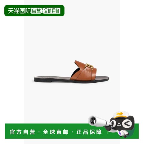 香港直邮Bally 巴利 女士 Positano 精饰皮质凉拖 WF1060VT182U8E