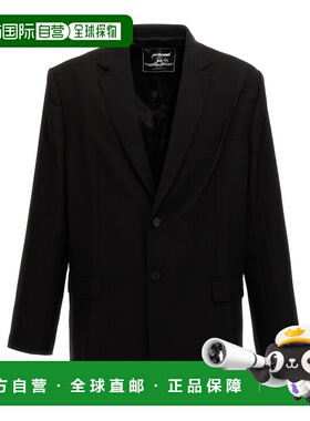 1h可退 香港直邮Y PROJECT 男士 西装 201BL002BLACK black黑色