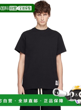 1h可退 香港直邮Jil Sander 吉尔 桑达 男士 三件装黑色 T 恤 J47