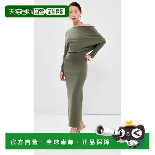 香港直邮Simkhai 女士 Janese 露肩针织连衣裙  舒适时尚包臀裙
