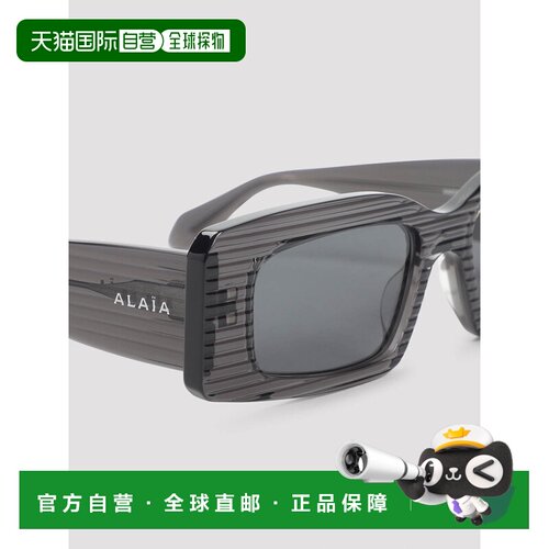 1h可退 香港直邮ALAIA 女士太阳镜 AA0078S006 CO 黑色 全框太阳