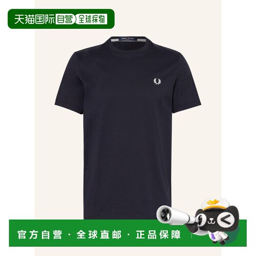 1h可退 欧洲直邮FRED PERRY 男士T恤 100154584817000 CO 深蓝色