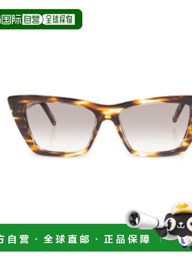 1h可退 香港直邮Saint Laurent 圣罗兰 女士 SL 276猫眼镜框太阳