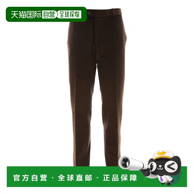自营欧洲直邮Armor Lux 男士巧克力棕棉弹力腰头长裤灯芯绒休闲裤