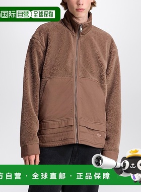 香港直邮Adidas 男士 Earth Strata 抓绒拉链夹克 JW3510PLEA