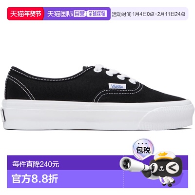1h可退 香港直邮Vans 范斯 女士 黑色 LX Authentic Reissue 44