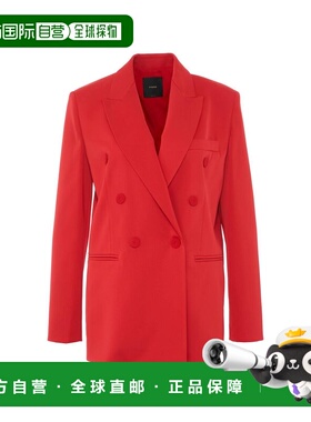 1h可退 香港直邮Pinko 品高 女士 外套 100036A0GH31 red红色 舒