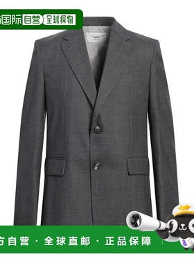 1h可退 香港直邮Ami Paris 男士 西装外套 grey灰色 舒适时尚