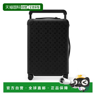 自营欧洲直邮LV路易威登 Horizon女士黑色涂层帆布老花图案行李箱