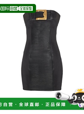 1h可退 香港直邮Balmain 束胸连衣裙 GF1R1420LE04包臀裙