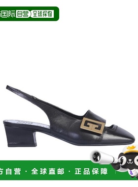 香港直邮Givenchy 金属徽标高跟鞋 BE401FE0LR单鞋