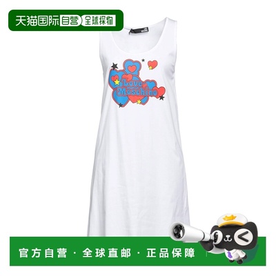 香港直邮moschino 爱莫斯奇诺 女士 短款连衣裙 white白色 舒适时