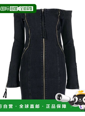 香港直邮Blumarine 长袖拉链包臀裙连衣裙 4J036A