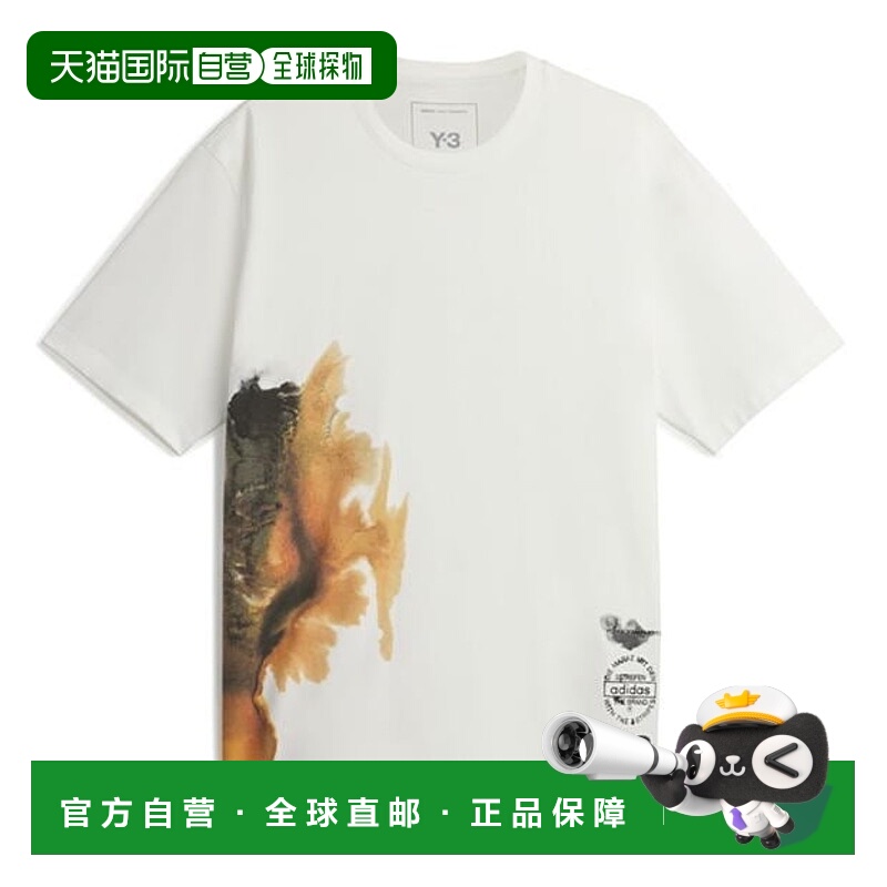 1h可退 香港直邮Y-3 男士 Y3 GFX SS Sn53 T恤 colorful花色 舒适