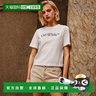 恤 香港直邮Off 印花圆领 OWAA090C99JER004 White