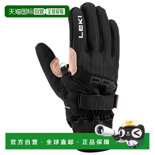 欧洲直邮LEKI 男士手套 2028048BLACKSAND CO 黑【付后1h可退】