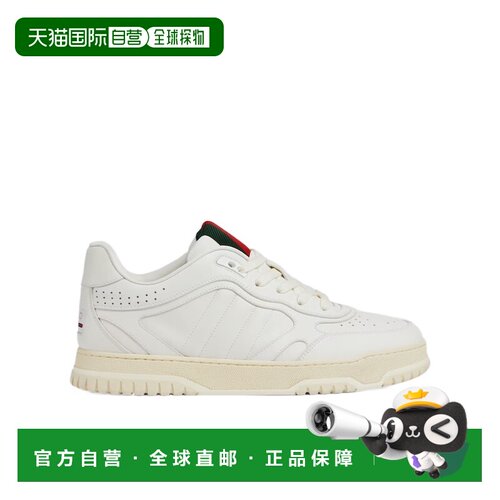 1h可退 香港直邮Gucci RE-WEB 系带休闲运动鞋 786186AADJ9古驰