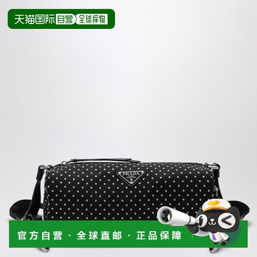 1h可退 香港直邮PRADA 女士单肩包 1BC233NOO2HGVF0002 SS2025 黑