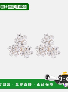 香港直邮JENNIFER BEHR 珍妮弗 贝尔 女士 紫色水晶装饰耳环 0013