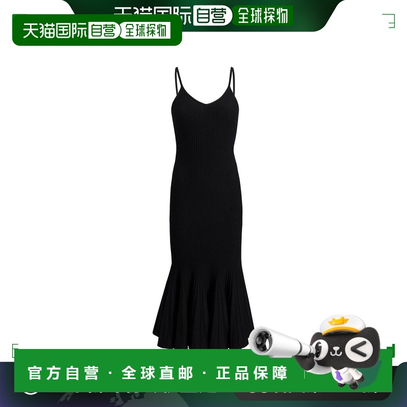香港直邮KHAITE 女士 吊带连衣裙 9592431 black黑色 舒适时尚