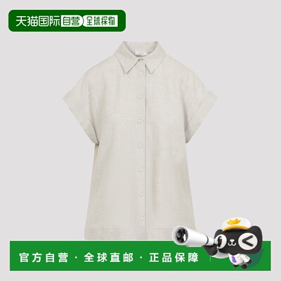 香港直邮PESERICO 女士衬衫 S0649802629944 SS2026 米白色 Linen