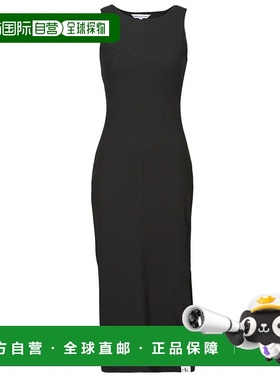 欧洲直邮Calvin Klein Jeans 女士 SEAMING LONG RIB DRESS 长连