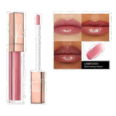 欧洲直邮Nars娜斯金管唇蜜唇釉5.5ml 水光镜面玻璃唇 #UNBROKEN