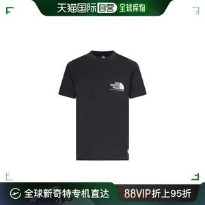 香港直邮The North Face北面男士 NORTH FACE and Polos T恤黑