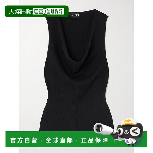香港直邮Tom Ford 汤姆 福特 女士 垂褶羊毛背心 TSK337YAX737