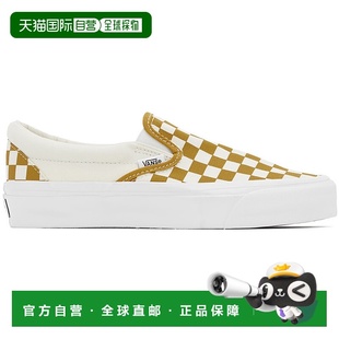 香港直邮Vans 范斯 男士 灰白色 & 黄色 Slip-On Reissue 98 LX