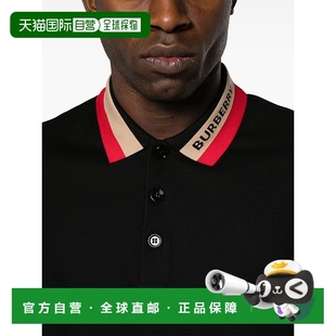 香港直邮Burberry 女士 1h可退 巴宝莉 black黑 POLO衫 80831541