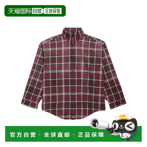 1h可退 Balenciaga 格纹衬衫 850813TLM09长袖