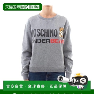 ZUA170990060489GREY 卫衣 香港直邮Moschino 徽标长袖