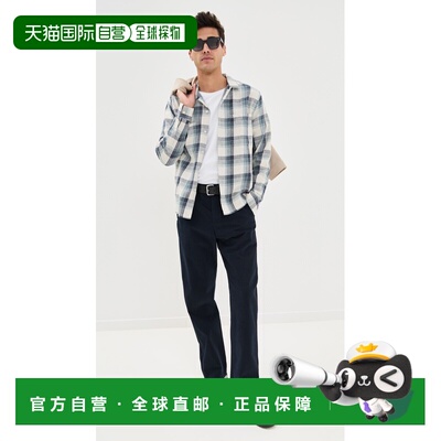 1h可退 美国直邮VINCE 男士 Louie Peached 直筒棉质斜纹棉布裤