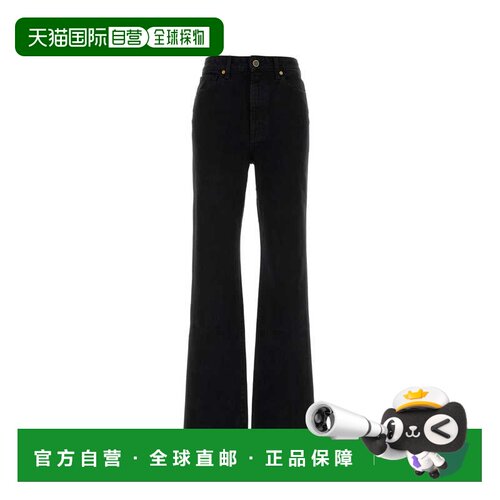 香港直邮KHAITE 女士 Danielle 黑色牛仔裤 1032913091W919091