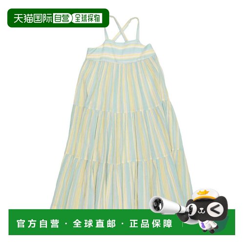 香港直邮Bonpoint 女童 衬衫式连衣裙童装 green绿色 舒适时尚