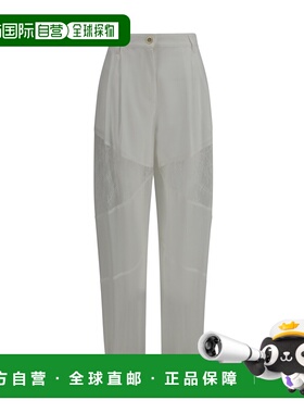 1h可退 香港直邮Pinko 品高 女士 Nacy 蕾丝拼接长裤 106275A336