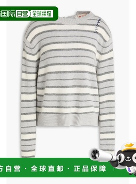 1h可退 香港直邮Marni 玛尼 女士 条纹露背毛衣 GCMD0575Q0UFZ385