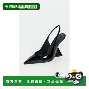 1h可退 香港直邮The Attico 女士 'Cheope' 105mm 露跟坡跟鞋