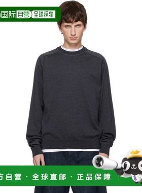 香港直邮Jacquemus 男士 灰色 The Embroidered 毛衣 25HSWM00614