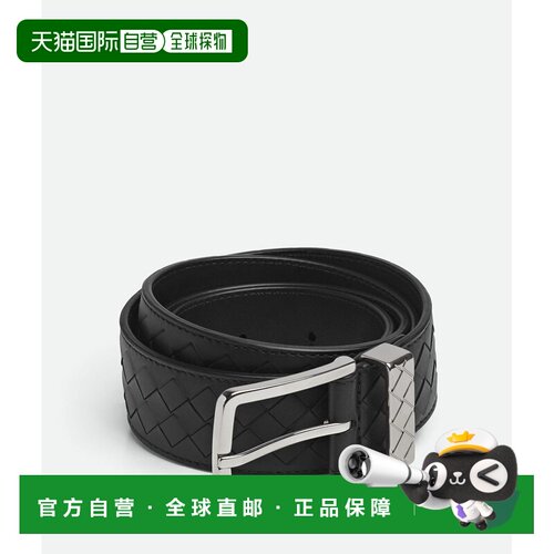 1h可退 香港直邮BOTTEGA VENETA 男士腰带 843902V5XN18803BLACKS