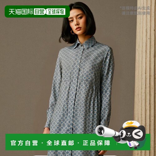 【99新未使用】香港直邮Prada 印花连衣裙 P3K17X14FMS232