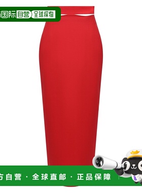 1h可退 香港直邮Jacquemus 女士 JACQUEMUS 红色半身裙 213SK0071