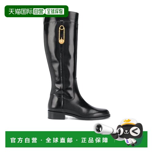 香港直邮Versace Safety Pin 及膝靴子 DST483EDV【付后1h可退】