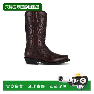 香港直邮GANNI 靴子 甘尼 刺绣西部风格 S3167 女士 1h可退