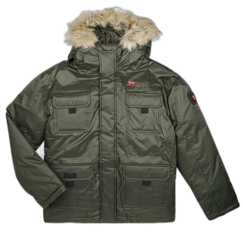 欧洲直邮Geographical Norway  ARSENAL 男童装派克大衣连帽外套