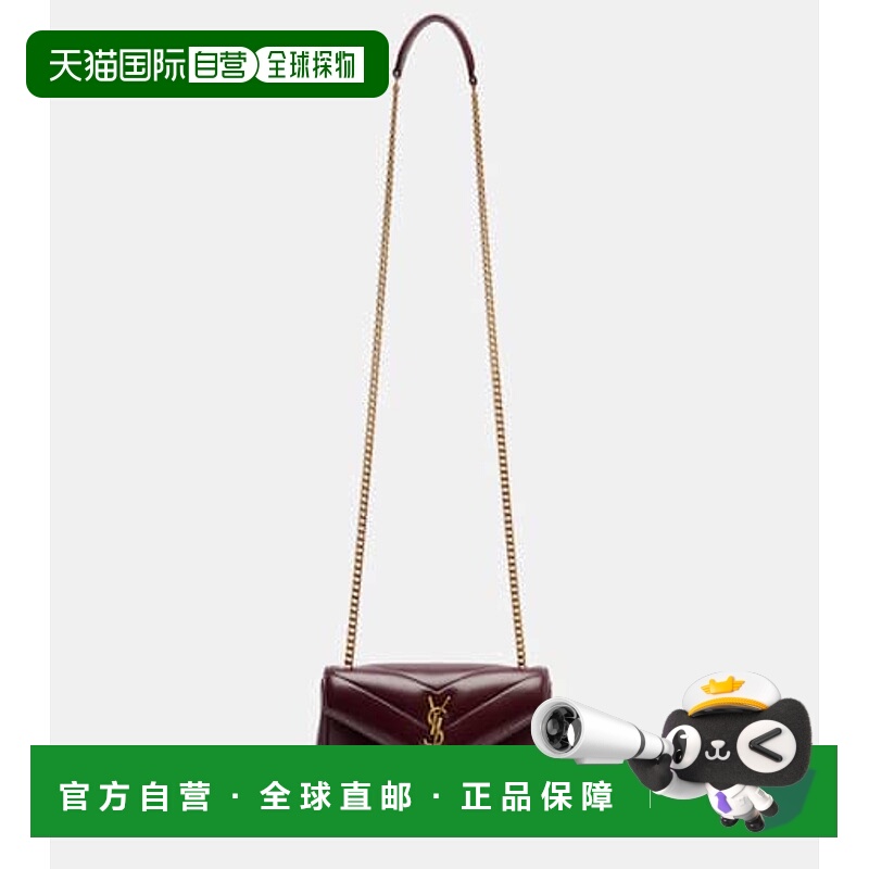 1h可退 香港直邮Saint Laurent 圣罗兰 女士 Lou Lou 迷你皮革斜