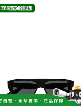 香港直邮Gucci 古驰 男士 几何框太阳镜 GG1617S black黑色 舒适