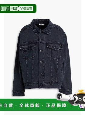 1h可退 香港直邮Simkhai 女士 Lambert 水晶装饰牛仔布夹克 62360