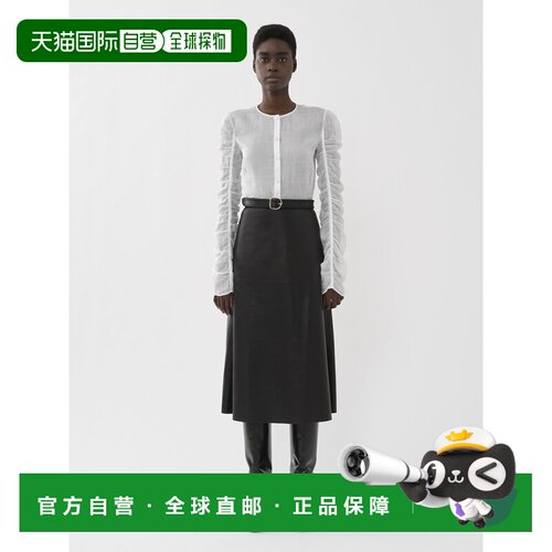 香港直邮CHLOÉ 女士衬衫 CHC23SHT03016101WHITE SS支付后1h可退